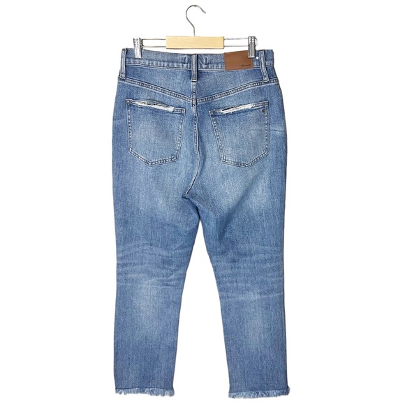 Madewell The Perfect Vintage Distressed Fray Slim Leg Jeans - Picture 3 of 7